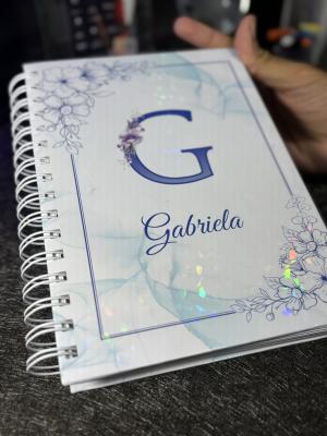 Agenda 2025 Personalizada Capa Dura E Wire-o 15x21 4x4 Foil brilho ou Fosco Capa dura, Wire-O 