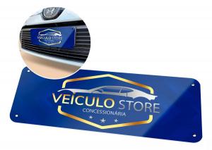 Cobre placa PVC 2MM 41x14cm  Adesivo Eco Solvente Elastico 