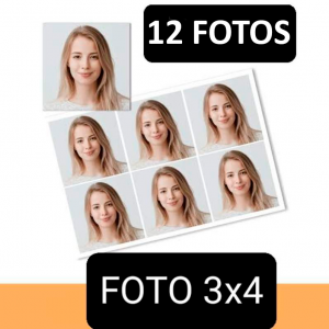 Fotos 3x4 Papel Kodak 3x4 4x0  Corte reto 
