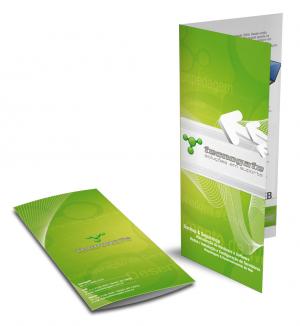 Flyers / Folhetos Couchê 90gr 20x10cm 4x0  corte reto 