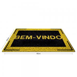 Tapete Capacho 100% Pvc 12g 600x400mm 4x0  Tinta branca especial 